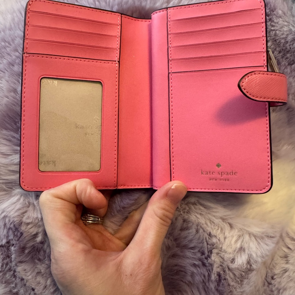 Kate Spade Pink Salmon Wallet - Picture 3 of 6